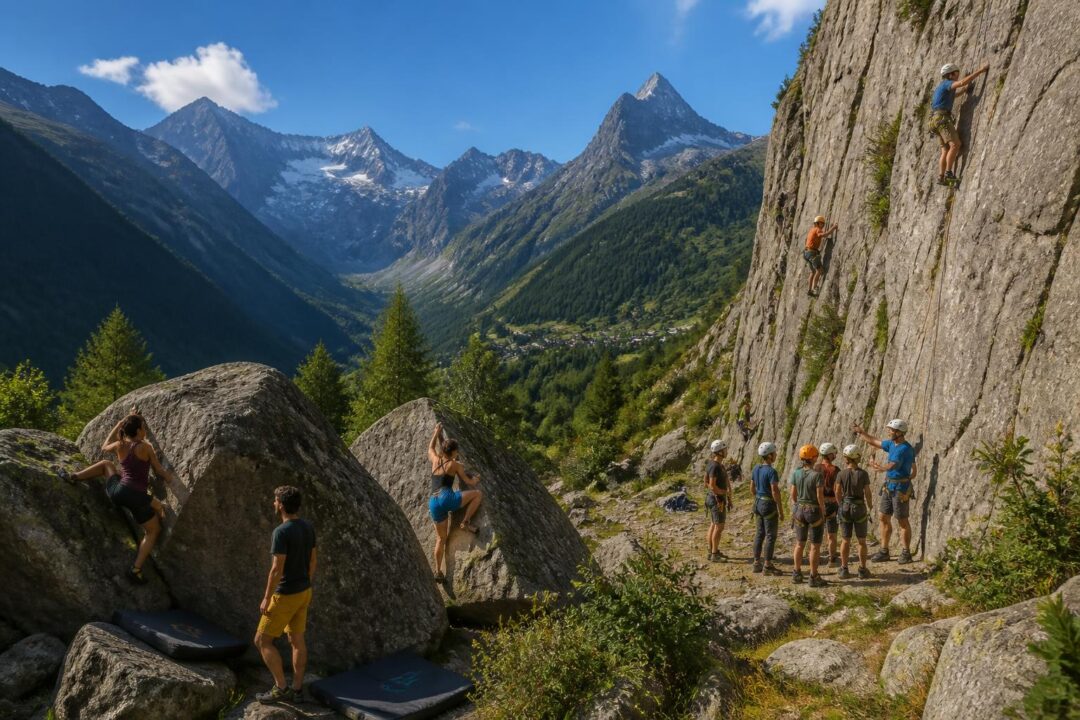 découvrez les meilleures voies équipées, blocs et écoles d'escalade incontournables en valgaudemar pour tous les niveaux et passionnés d'aventure en plein air.